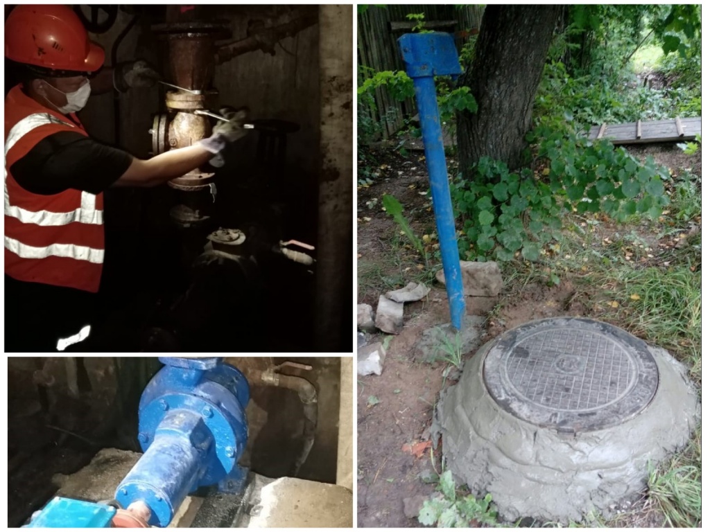 В Сланцах заменили водоразборную колонку и насосный агрегат