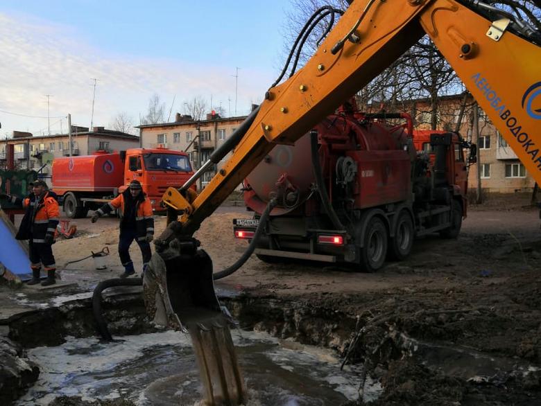 Работники ПУ Выборгского района провели аварийно-восстановительные работы