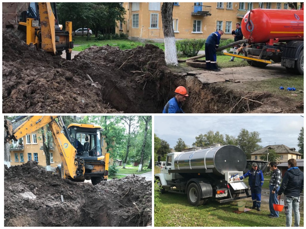В Сланцах завершился ремонт водопровода